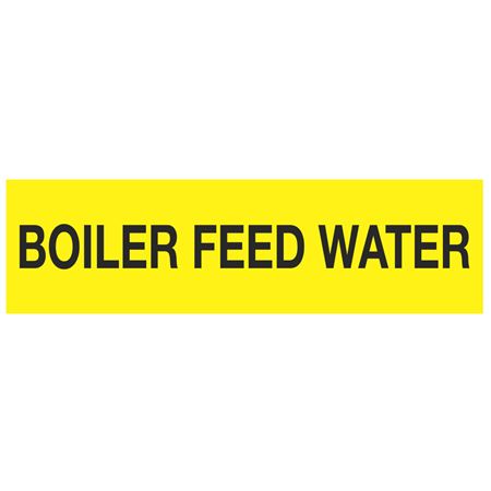 ANSI Pipe Marker - Boiler Feed Water - PK/10